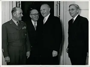 Gruenther: General Gruenther, Hallstein, Dr Adenauer, Dr Conant