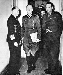 Jodl: General Gustav Jodl, Rheims; Second World War 1945