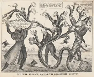 Biddle: General Jackson slaying the many headed monster