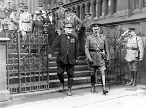 Joffre: General Joffre and Sir William Robertson in Cologne