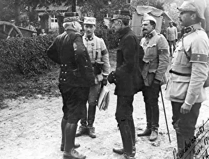 Joffre: General Joffre and others during WW1