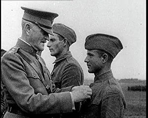 Pershing: General John Pershing Awarding A Medal To A Soldier