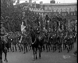 Pershing: General John Pershing On Horseback Followed