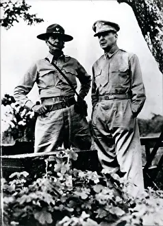 Proceed: General MacArthur and Major-General Wainwright, WW2