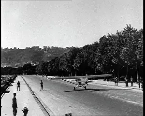 Clarks: General Mark W. Clark's Personal Plane Taking off