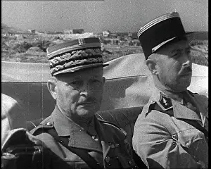 Maxime: General Maxime Weygand in a Car In Syria
