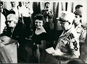 Salan: General and Mme Salan voting in Algiers