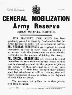 Conscripted: General Mobilization Army Reserve