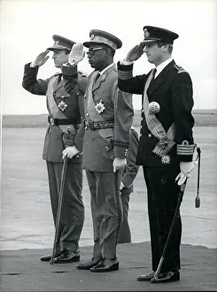 Baudouin: General Mobutu of Congo and King Baudouin, Belgium