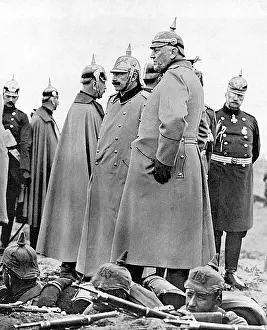 Pickelhaube: General Moltke and Kaiser Wilhelm II