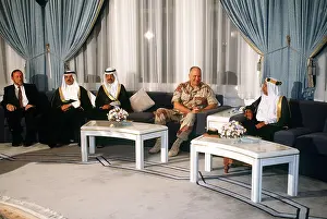 Khalifa: General Norman Schwarzkopf visits with Shaikh ?