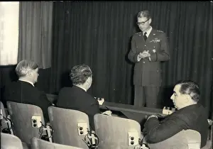 Norstad: General Norstad with political visitors, SHAPE