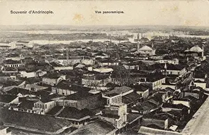 Edirne: General panoramic view of Edirne, Turkey