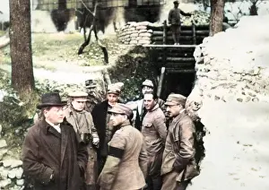 Sandbags: General Peppino Garibaldi during WW1
