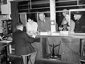 Administrative: General post office in Saarbruecken, 1940