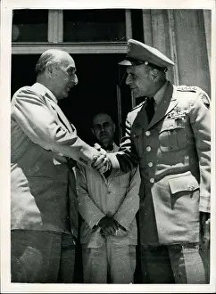 Ridgeway: General Ridgeway and Marshal Papagos, Athens