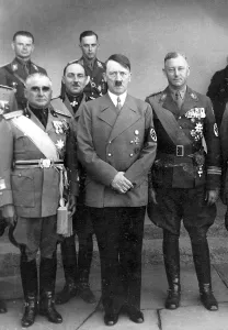 Berghof: General Russo with Adolf Hitler