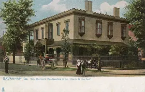 Oriel: General Sherman's headquarters, Savannah, Georgia, USA