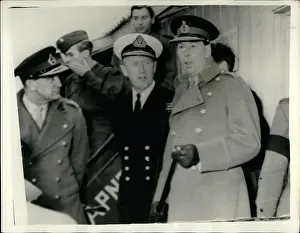 Smuggled: General Sir Cecil Sugden, NATO Northern Command, in Oslo
