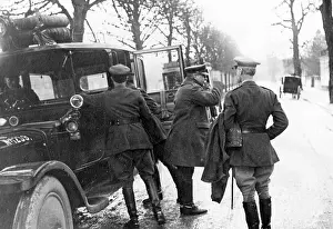 Haig: General Sir Douglas Haig arriving at Chantilly, France