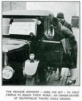 Commuting: The General Strike - hitching a lift