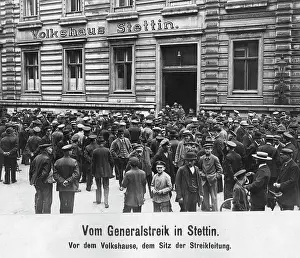 Stettin: General strike in Stettin, 1919