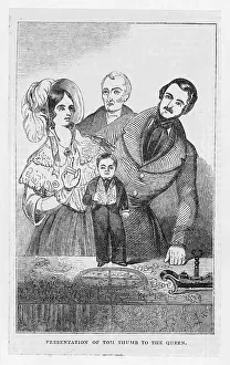 Stratton: General Tom Thumb with Queen Victoria 1846