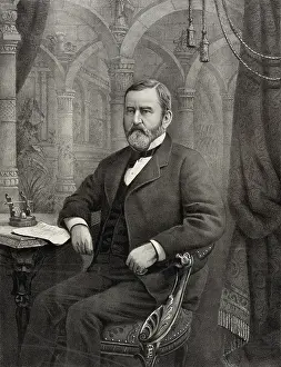 C1885: General Ulysees Grant: in his library