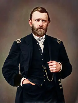 Sideburn: General Ulysses S. Grant amid his service