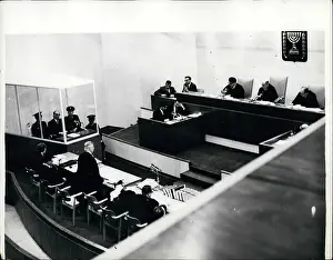 Eichmann: General view of Adolf Eichmann trial in Jerusalem