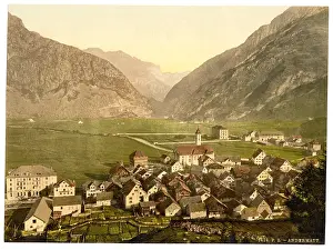 Andermatt: General view, Andermatt, Switzerland