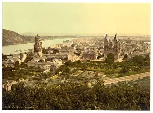 Andernach: General view, Andernach, the Rhine, Germany