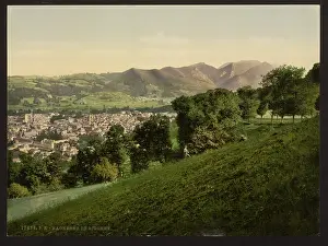 Bigorre: General view, Bagneres de Bigorra (i.e. Bagneres-de-Bigorre