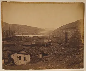Balaklava: General view of Balaklava, the hospital on the right
