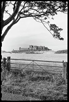 Rebuild: A general view of Bamburgh Castle, seen from the
