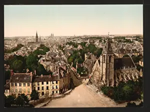 Caen: General view, Caen, France