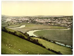 Carmarthen: General view, Carmarthen, Wales