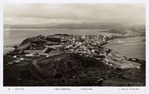 Ceuta: General view of Ceuta, Spanish city in Morocco, North Africa
