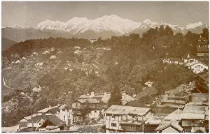 Himalayas: General view of Darjeeling, British India