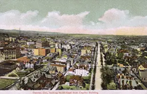 Denver: General view of Denver, Colorado, USA