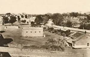 Peshawar: General view of the Double-deckers, Peshawar