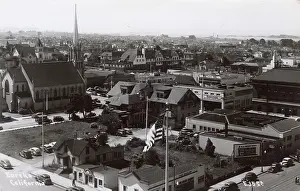 Inns: General view of Eureka, Humboldt County, California, USA