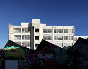 South West: General view of the former factory, now an arts centre