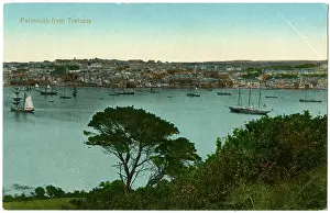 Falmouth: General view of Falmouth, Cornwall