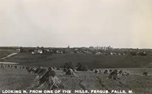Stooks: General view of Fergus Falls, Minnesota, USA