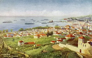 Funchal: General view of Funchal, Madeira