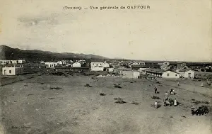 Tunisian: General view of Gaffour (Gaafour), Tunisia, North Africa