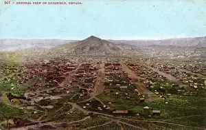 Goldfield: General view of Goldfield, Nevada, USA