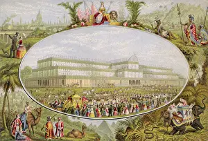 Contributing: General view of the Great Exhibition of 1851