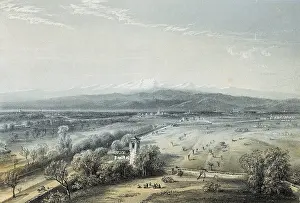 Fought: General view of ground on which the Battle of